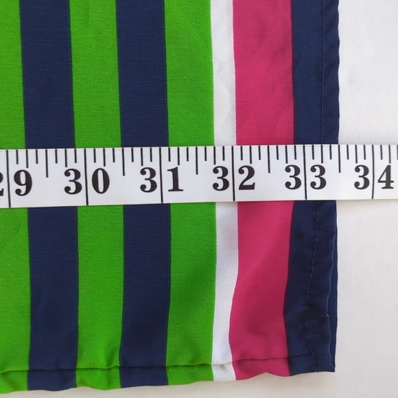 Old Navy Sleeveless Rainbow Stripe Shift Dress M Blue Pink - Picture 16 of 16